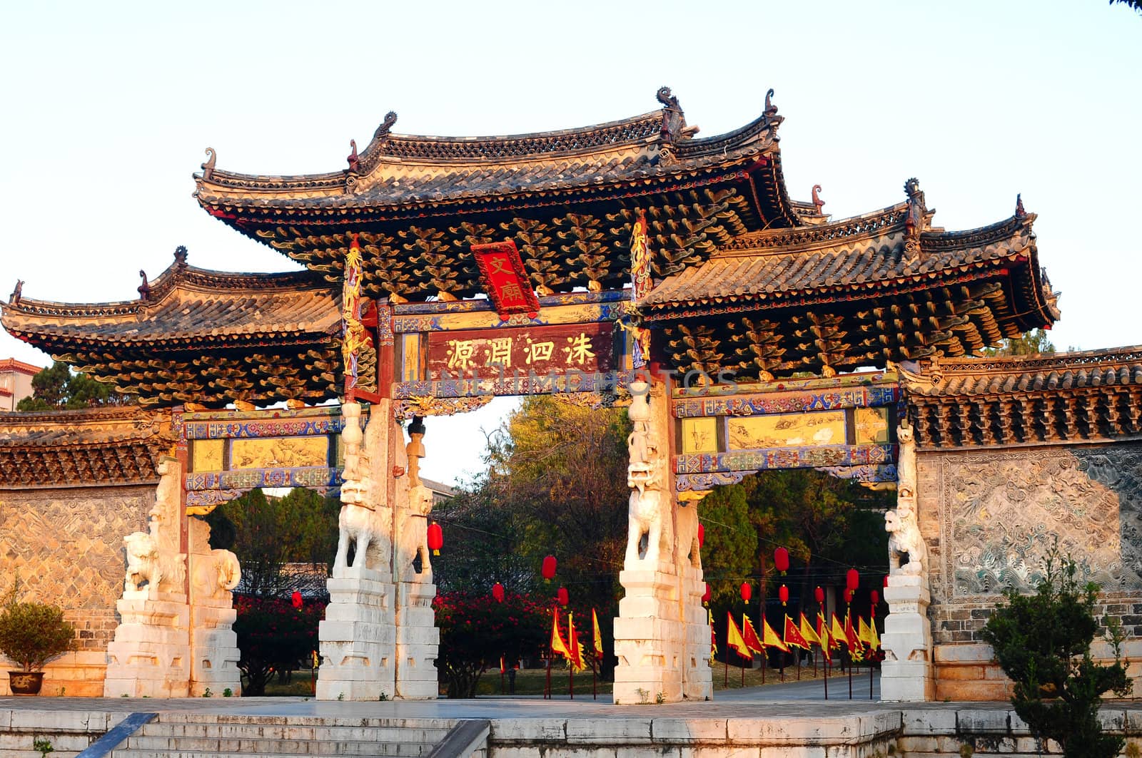 Ancient building in Yunnan China