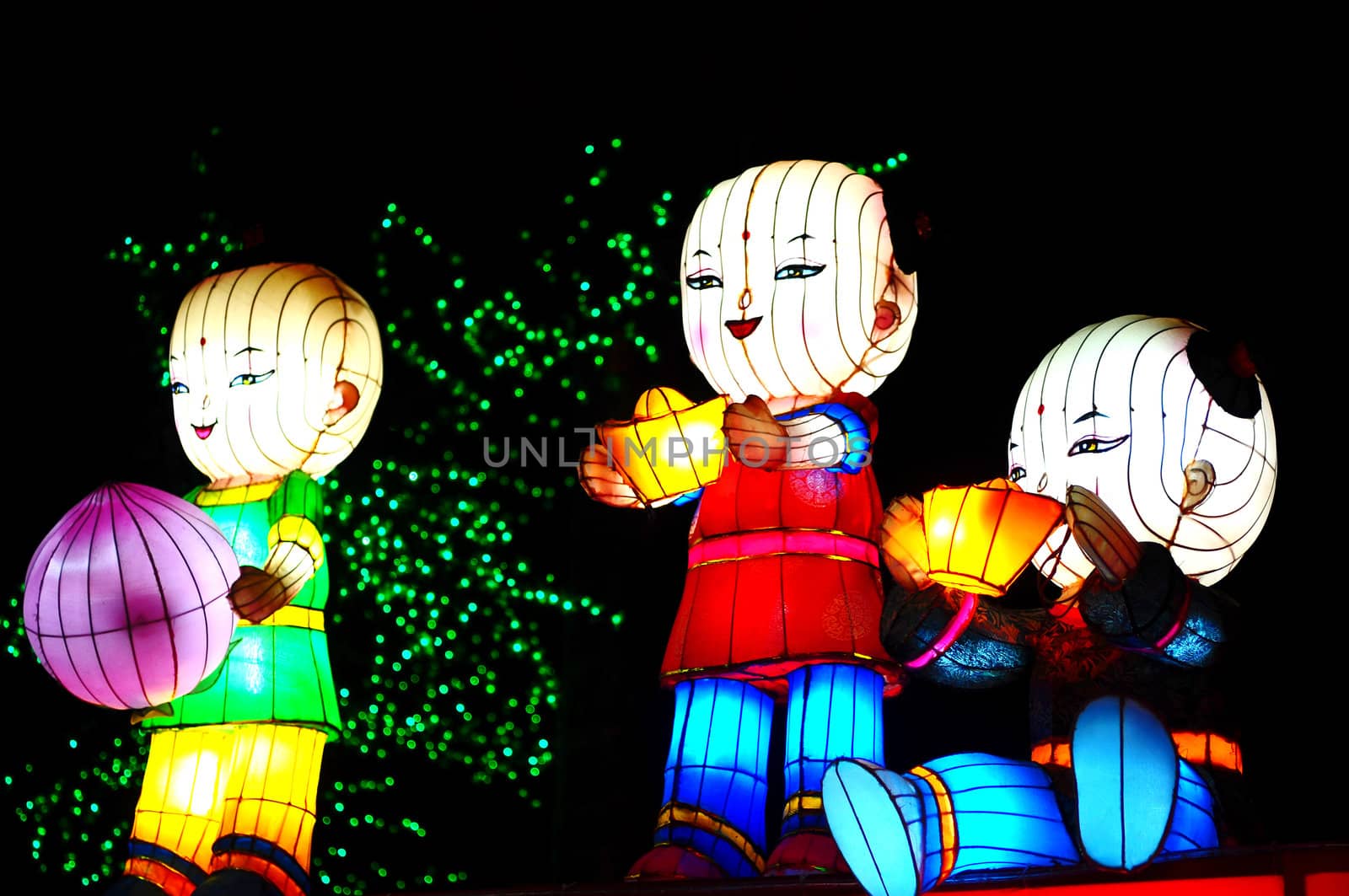 Traditional Chinese lanterns at the Lantern Festival