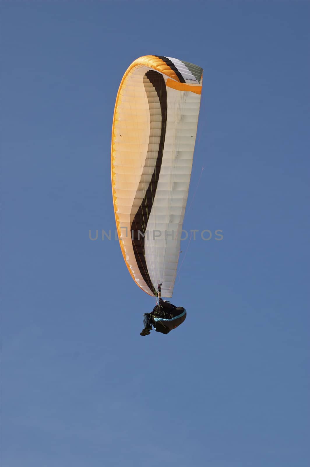 Close Up Single Hang-Glider In Sky by PrincessToula