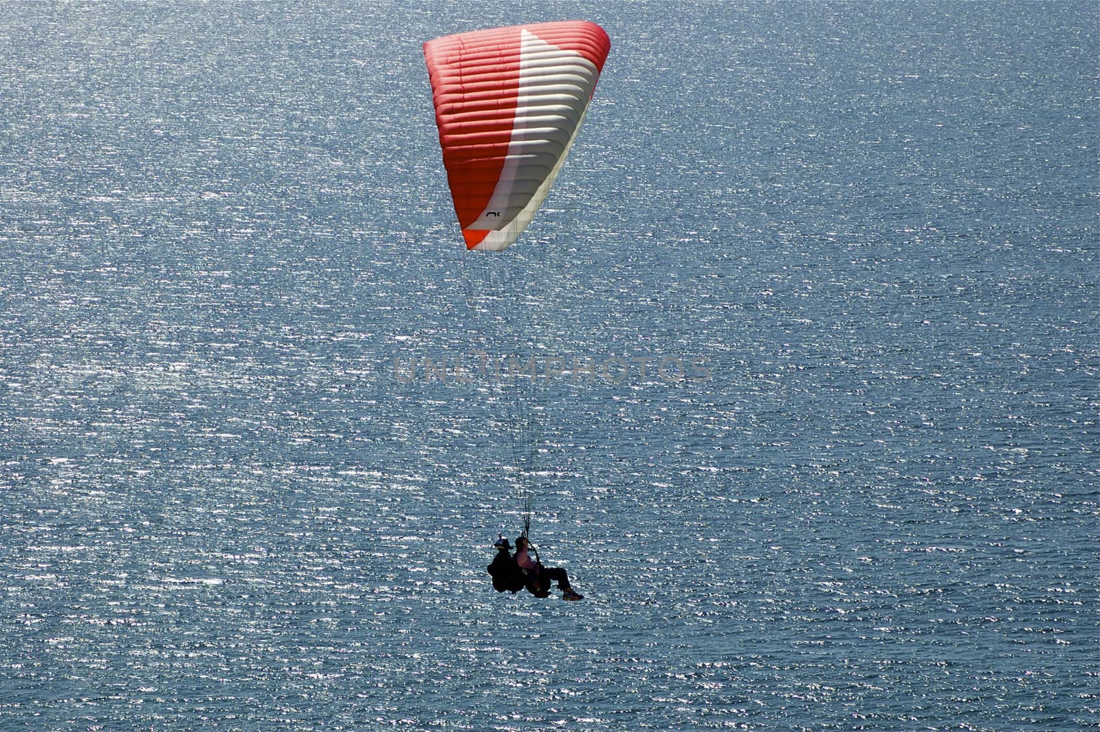 Hang Glider Above Ocean by PrincessToula