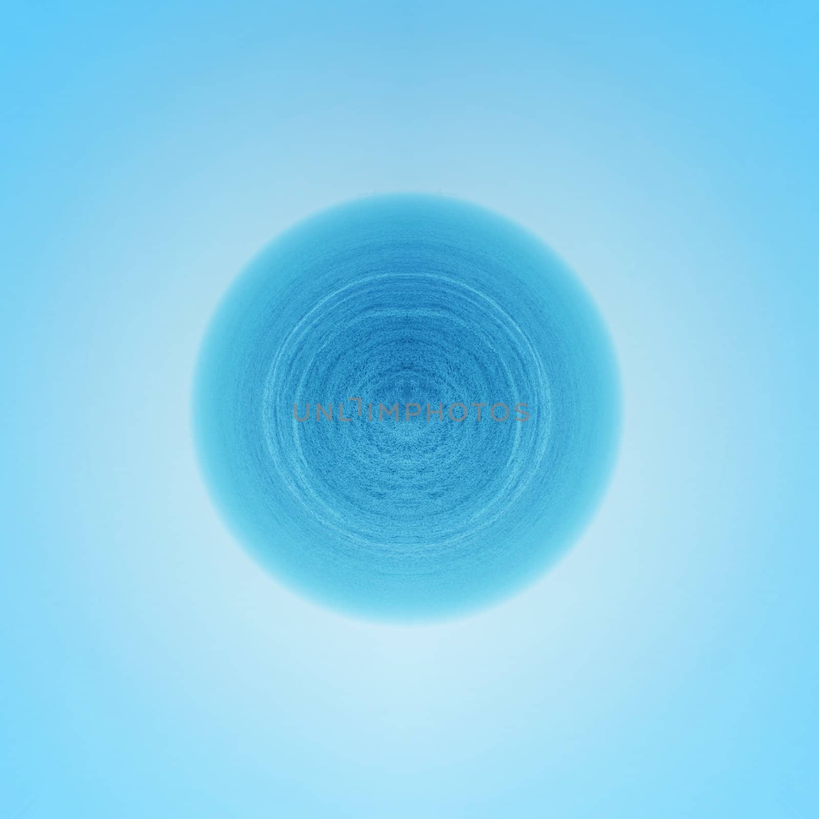 blue sea and sky planet