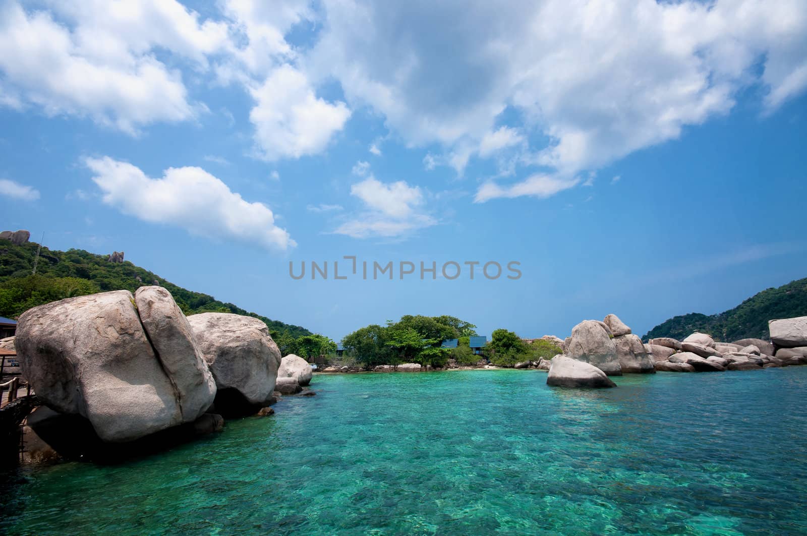 Idylic islands Ko Nang Yuan in Thailand