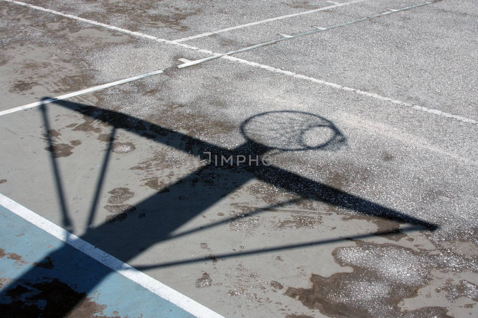 Basketball Hoop Shadow by Georgios