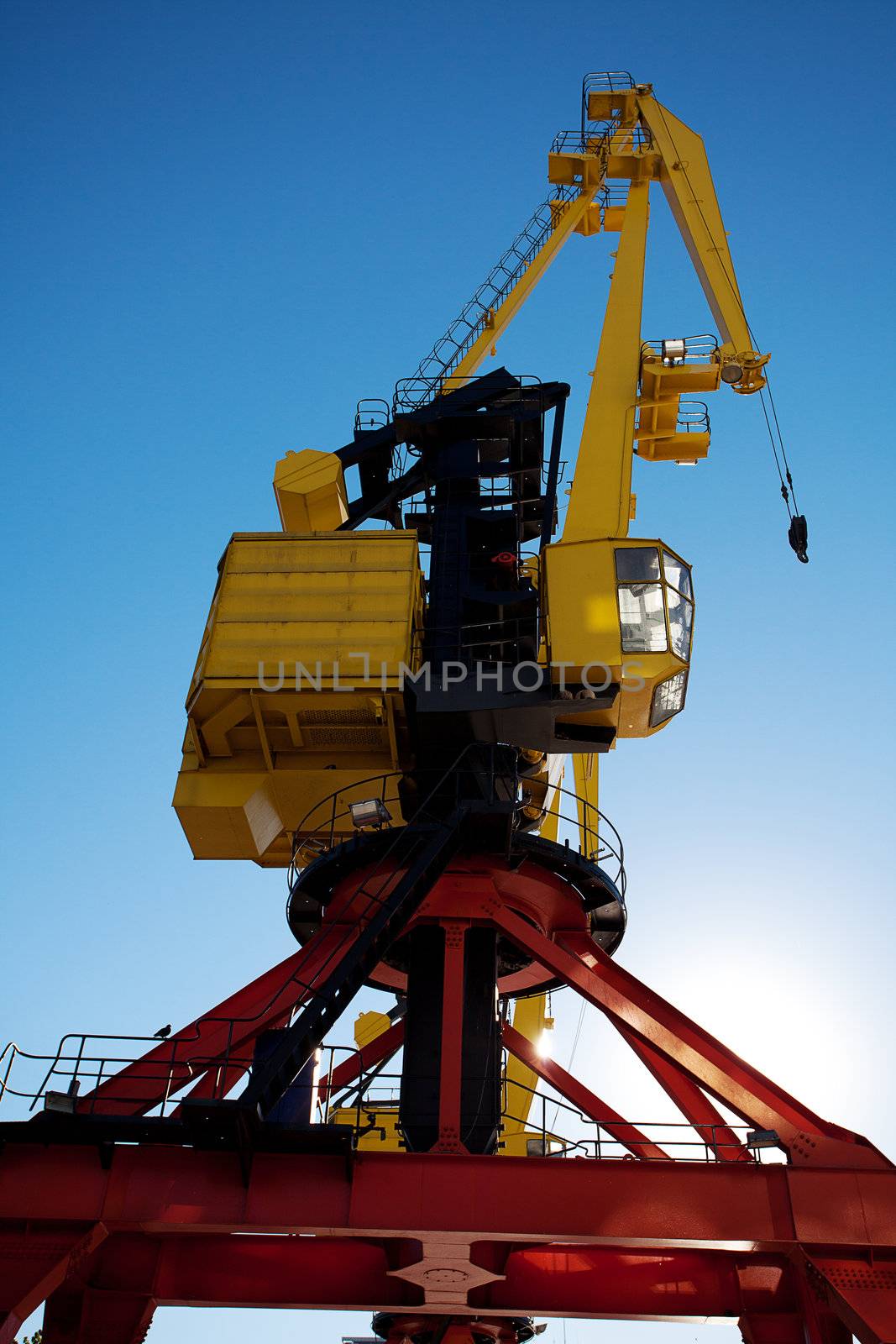 crane in Puerto Madero Buenos Aires Argentina by jannyjus