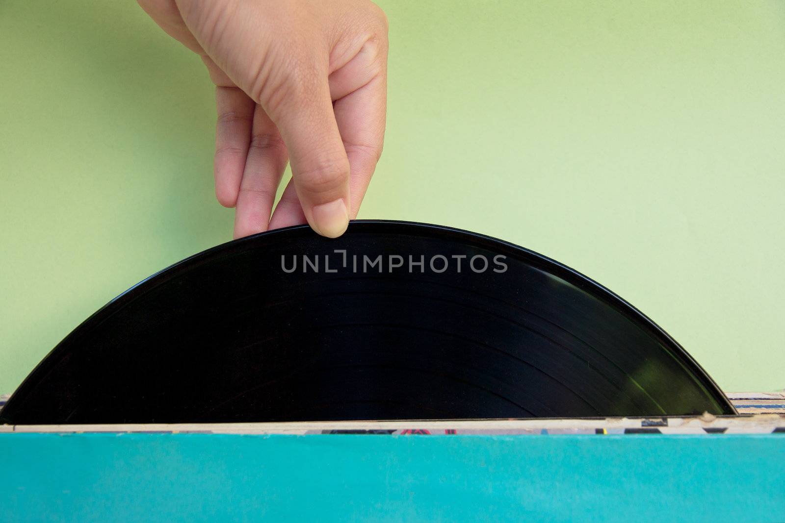 Holding A Record by ponsulak