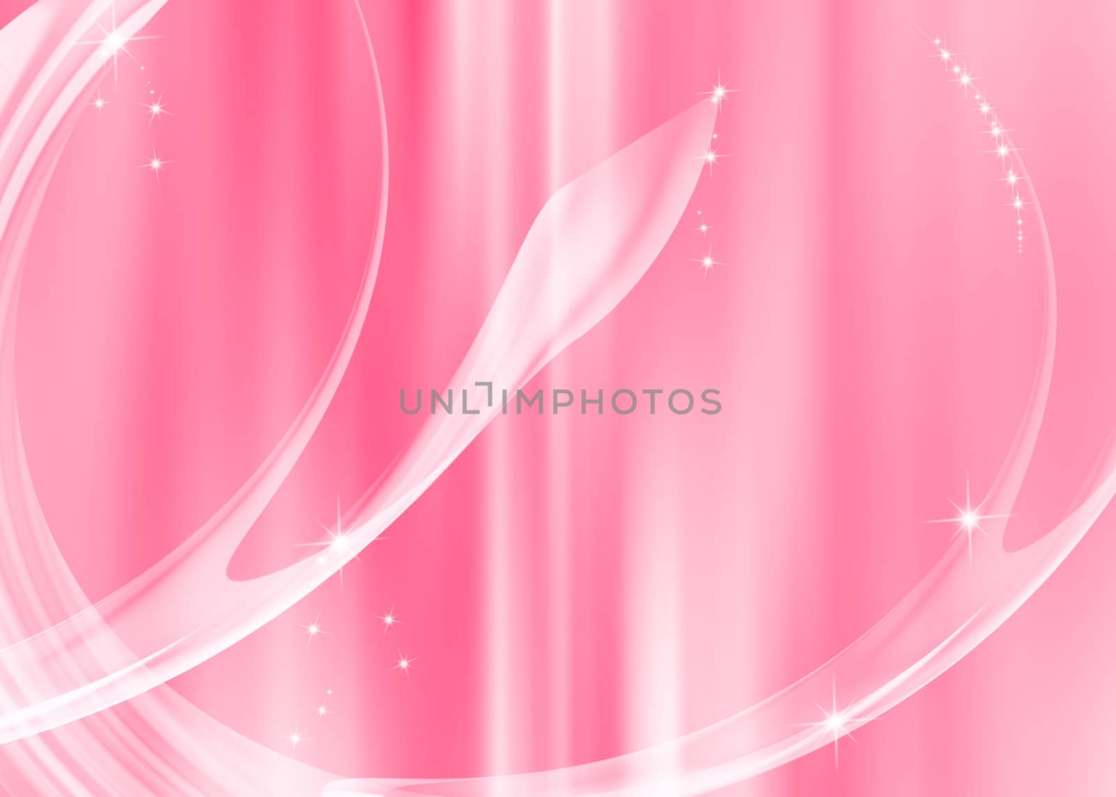 Abstract curve with pink background