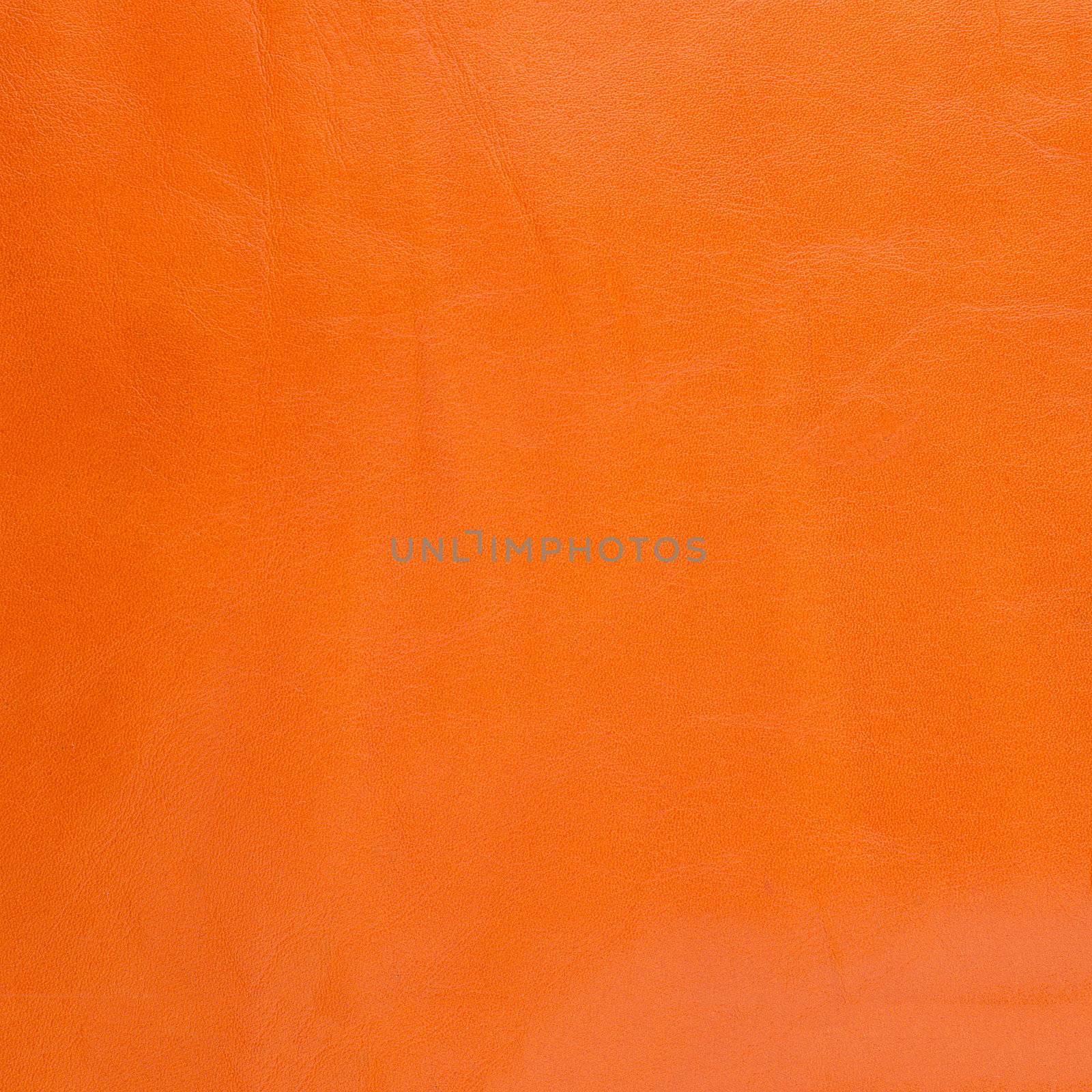Vivid orange leather background