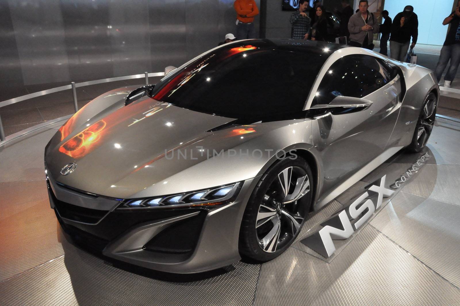 Acura NSX Concept Car at the 2012 Los Angeles Auto Show