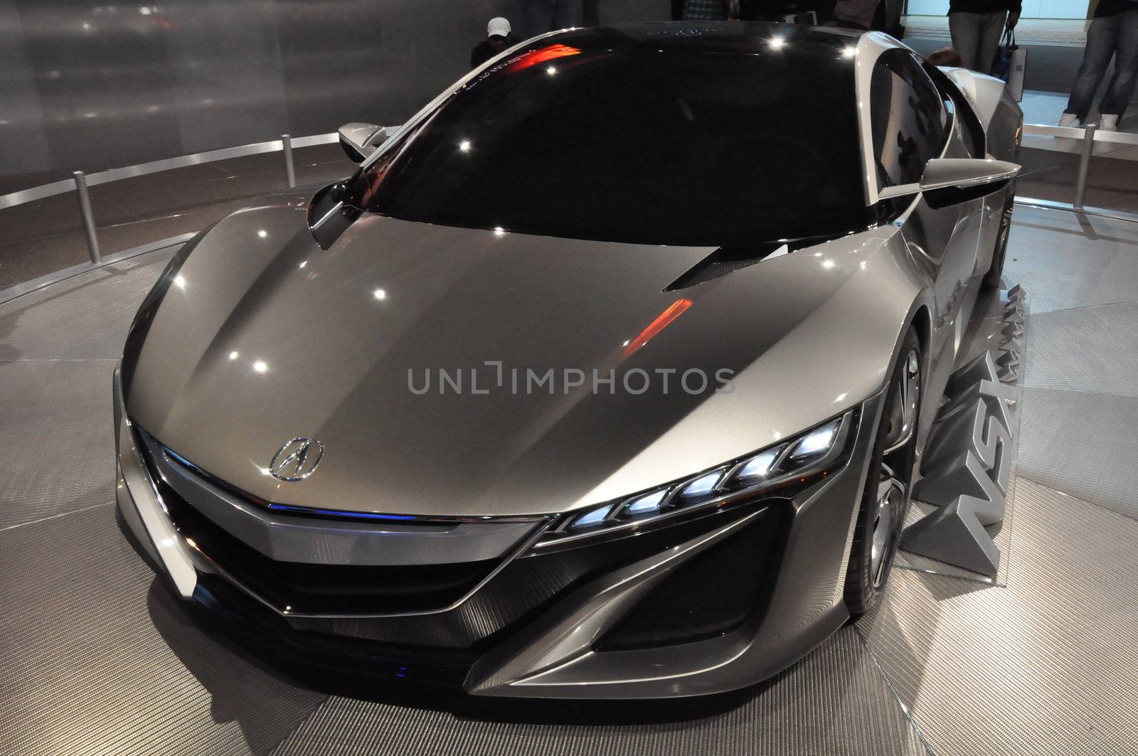 Acura NSX Concept Car at the 2012 Los Angeles Auto Show