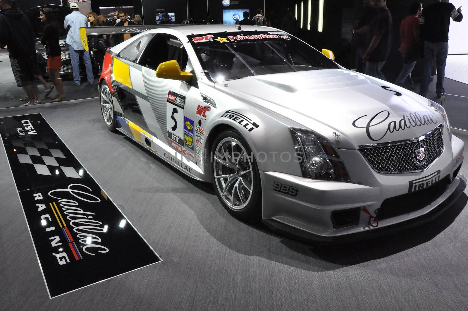 Cadillac CTS-V Race Car at Auto Show