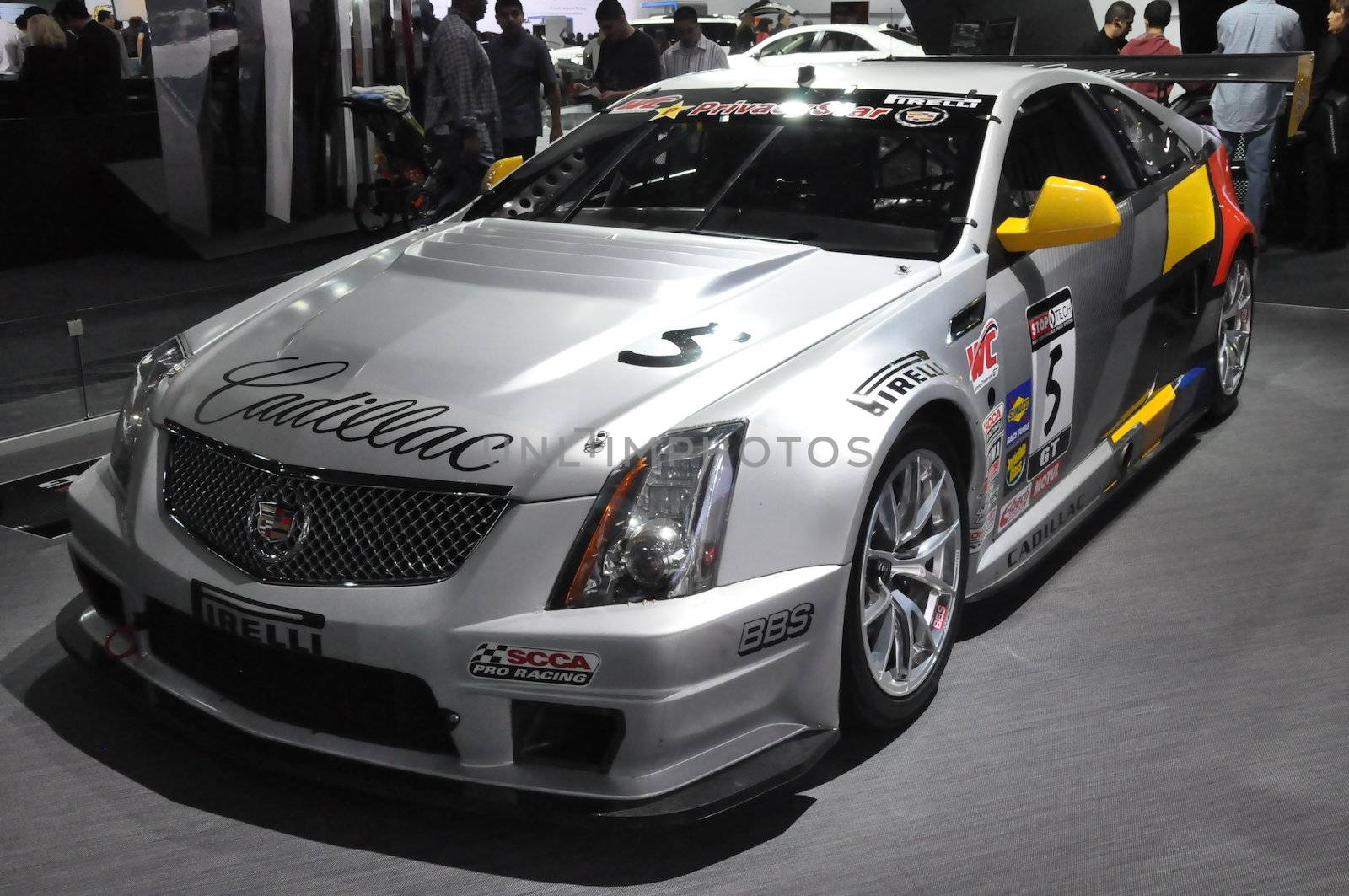 Cadillac CTS-V Race Car at Auto Show