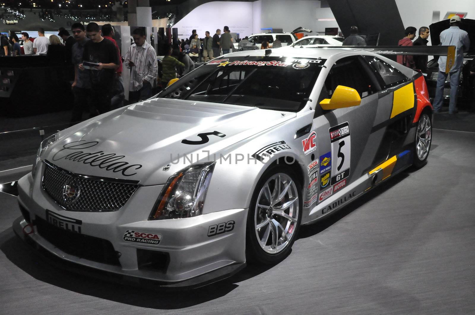 Cadillac CTS-V Race Car at Auto Show