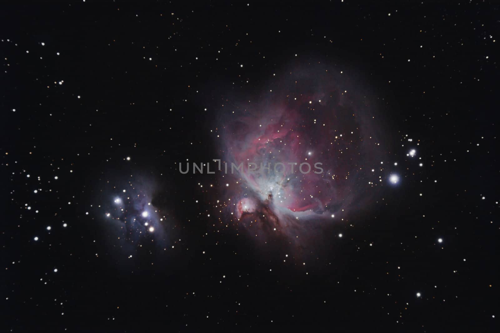 Real Orion Nebula photography taken with telescope