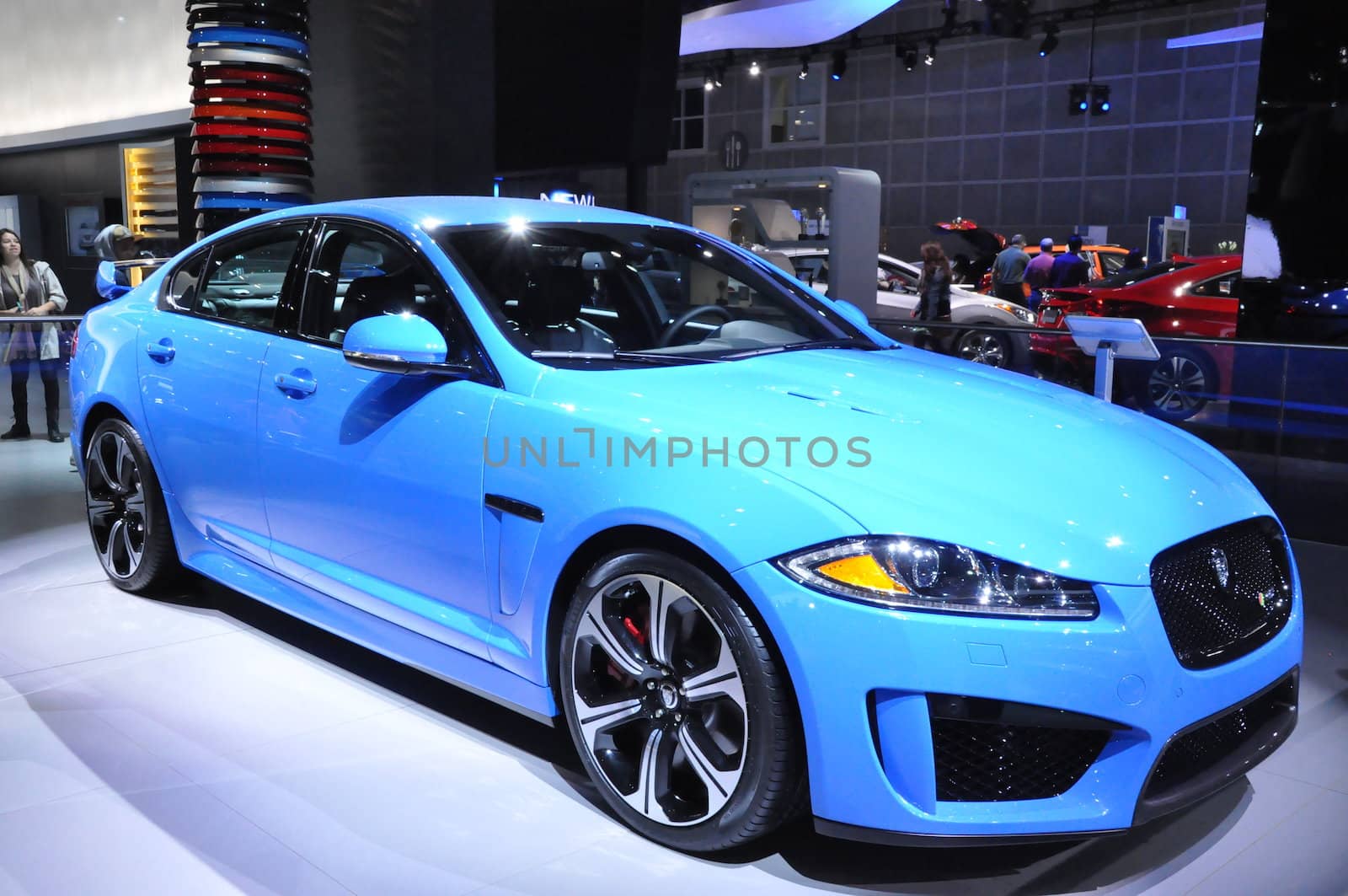 Jaguar XF at Auto Show