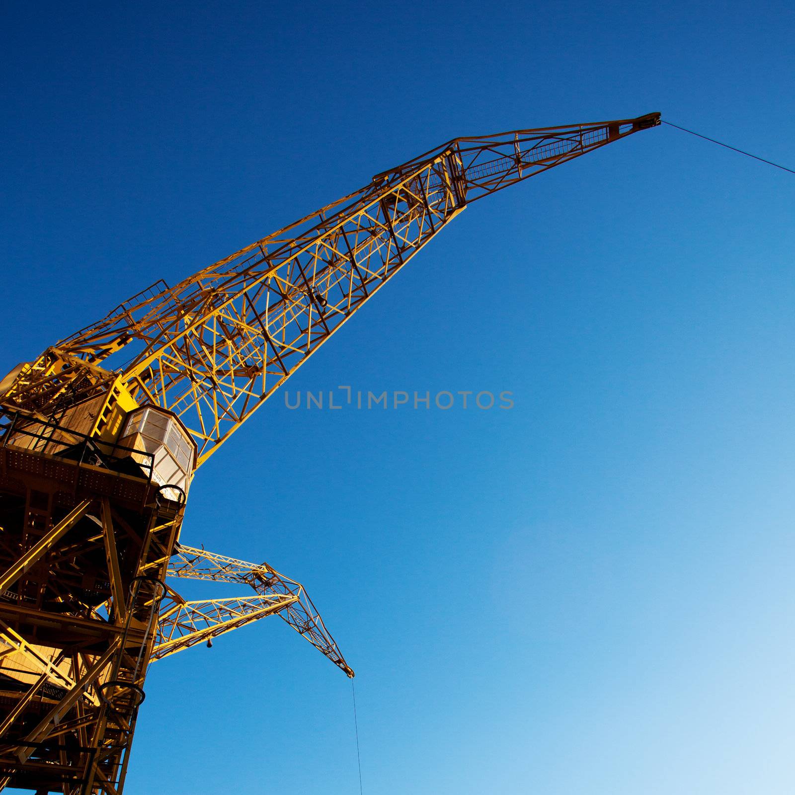 crane in Puerto Madero Buenos Aires Argentina by jannyjus