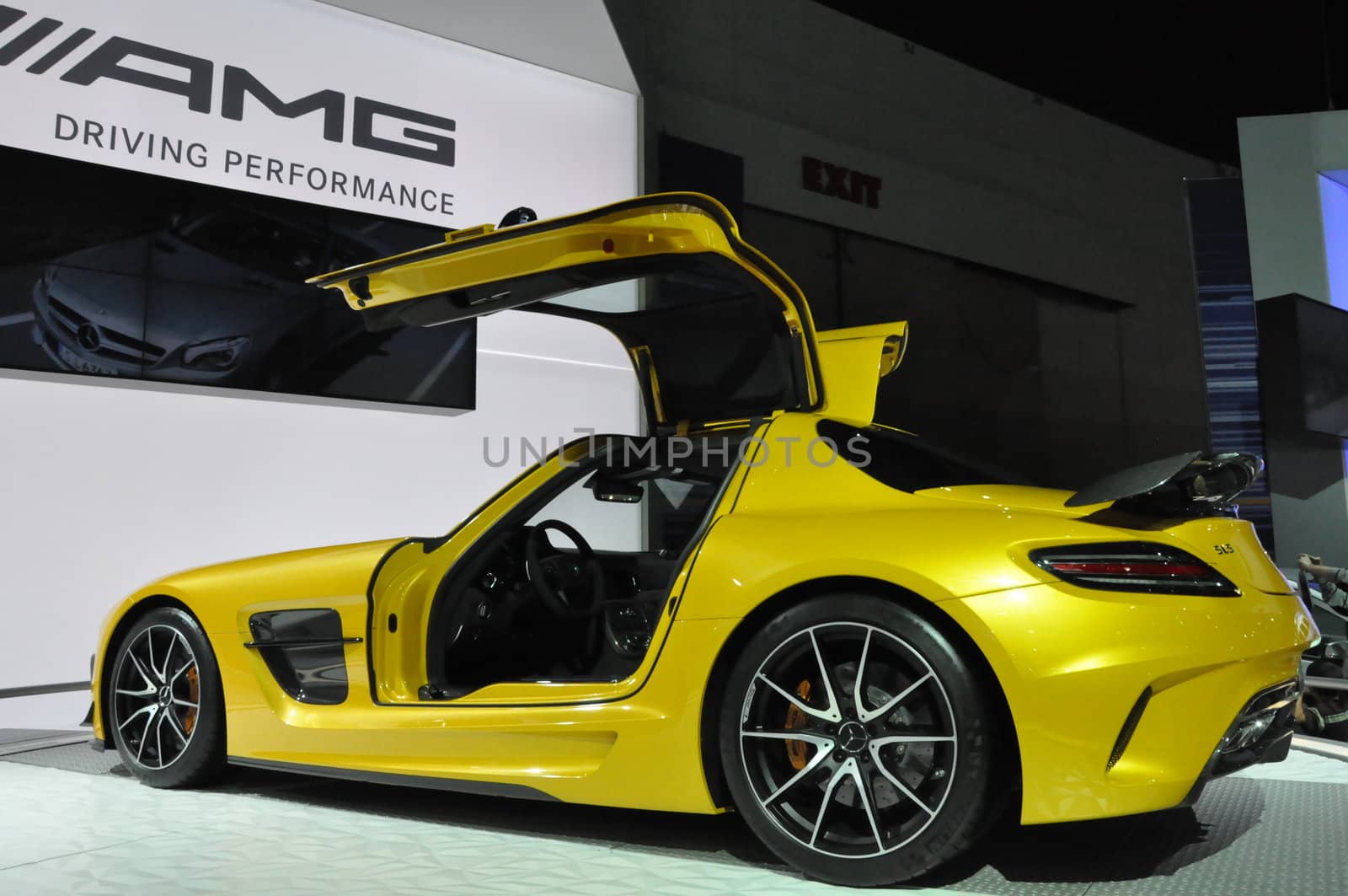 Mercedes SLS AMG at the 2012 Los Angeles Auto Show