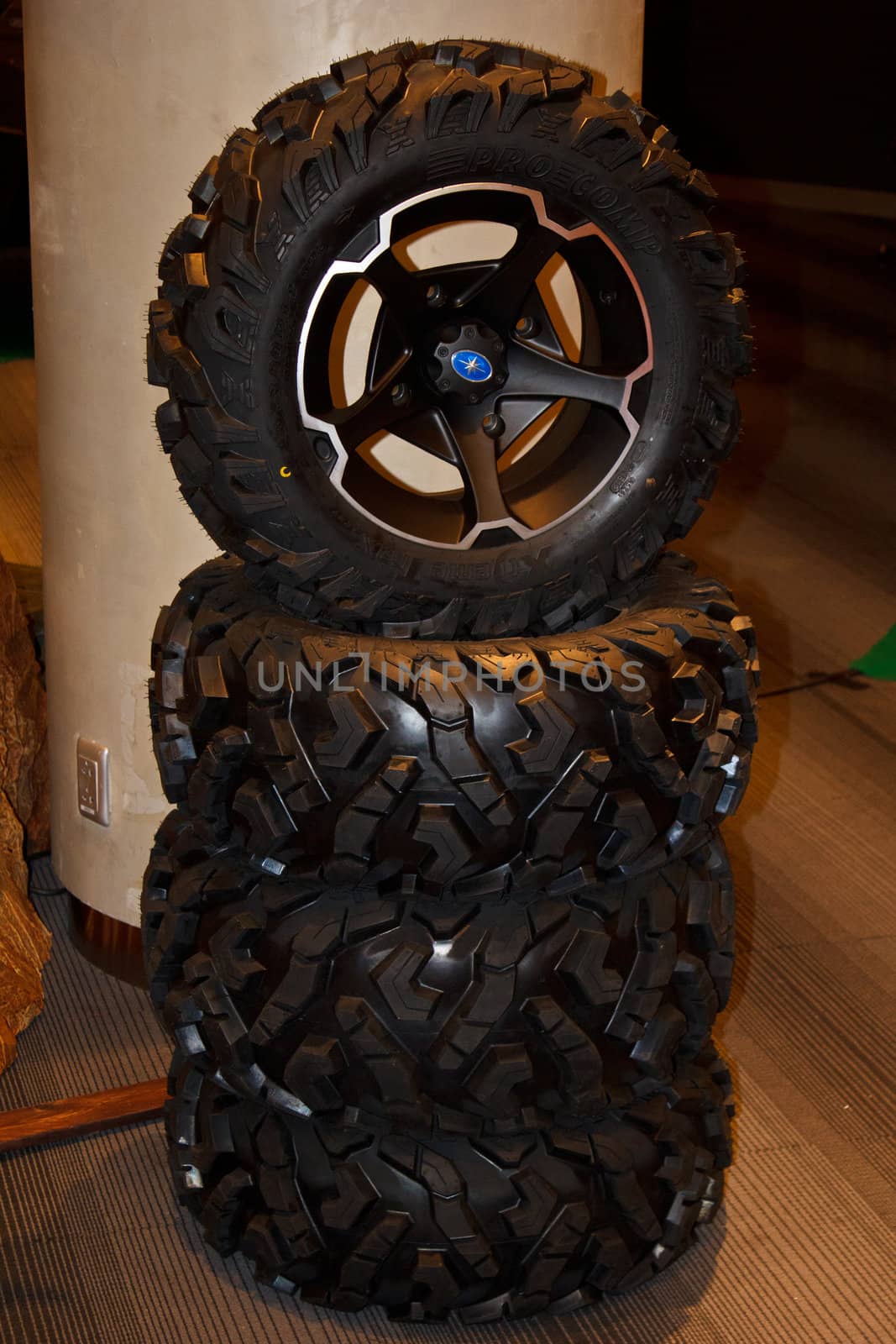 jeep wheel in the Thailand motorbike festival