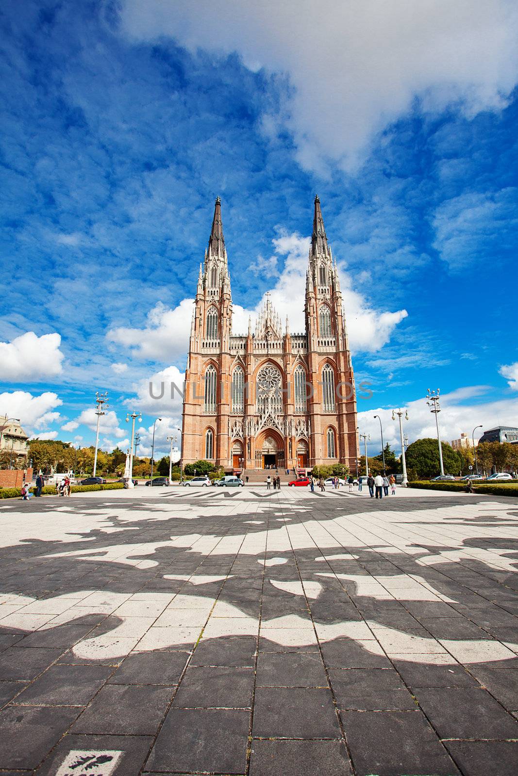 The Cathedral in the city of La Plata, Argentina by jannyjus