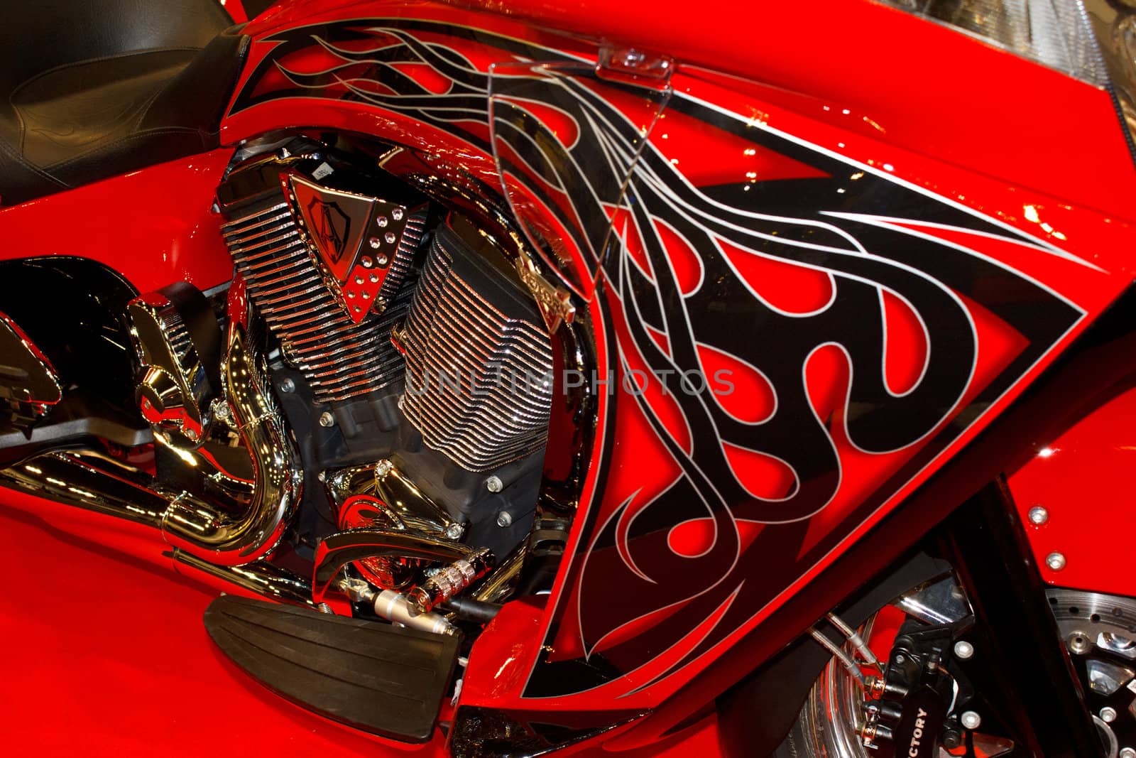 red chopper engine by redthirteen