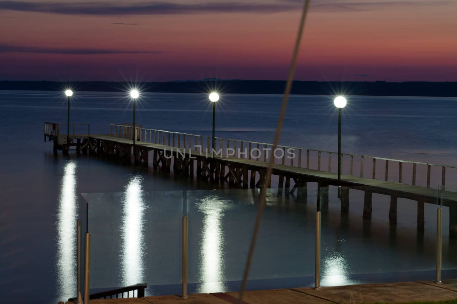 The wooden platform in Dardanelles. The view from Asia on Europe