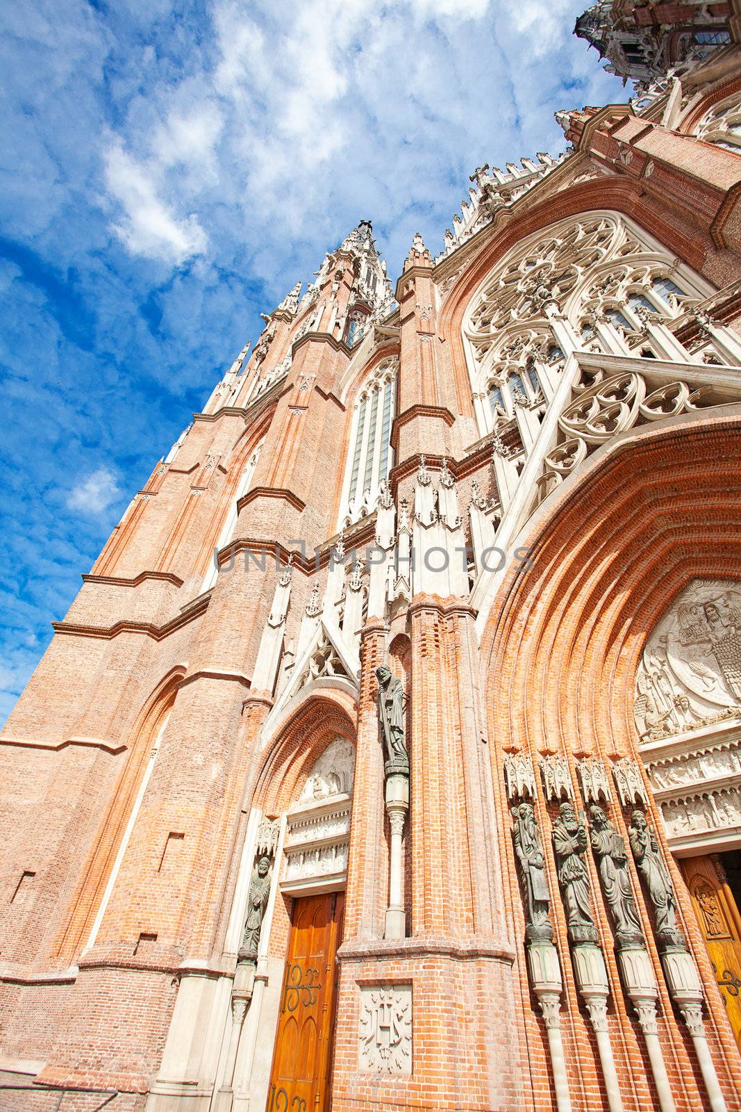 The Cathedral in the city of La Plata, Argentina by jannyjus