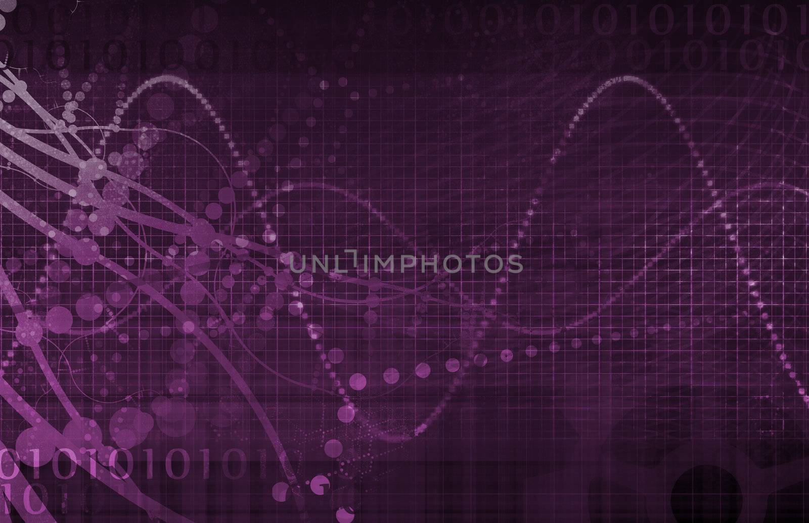 Tech Digital Data Transfer Network as Abstract 