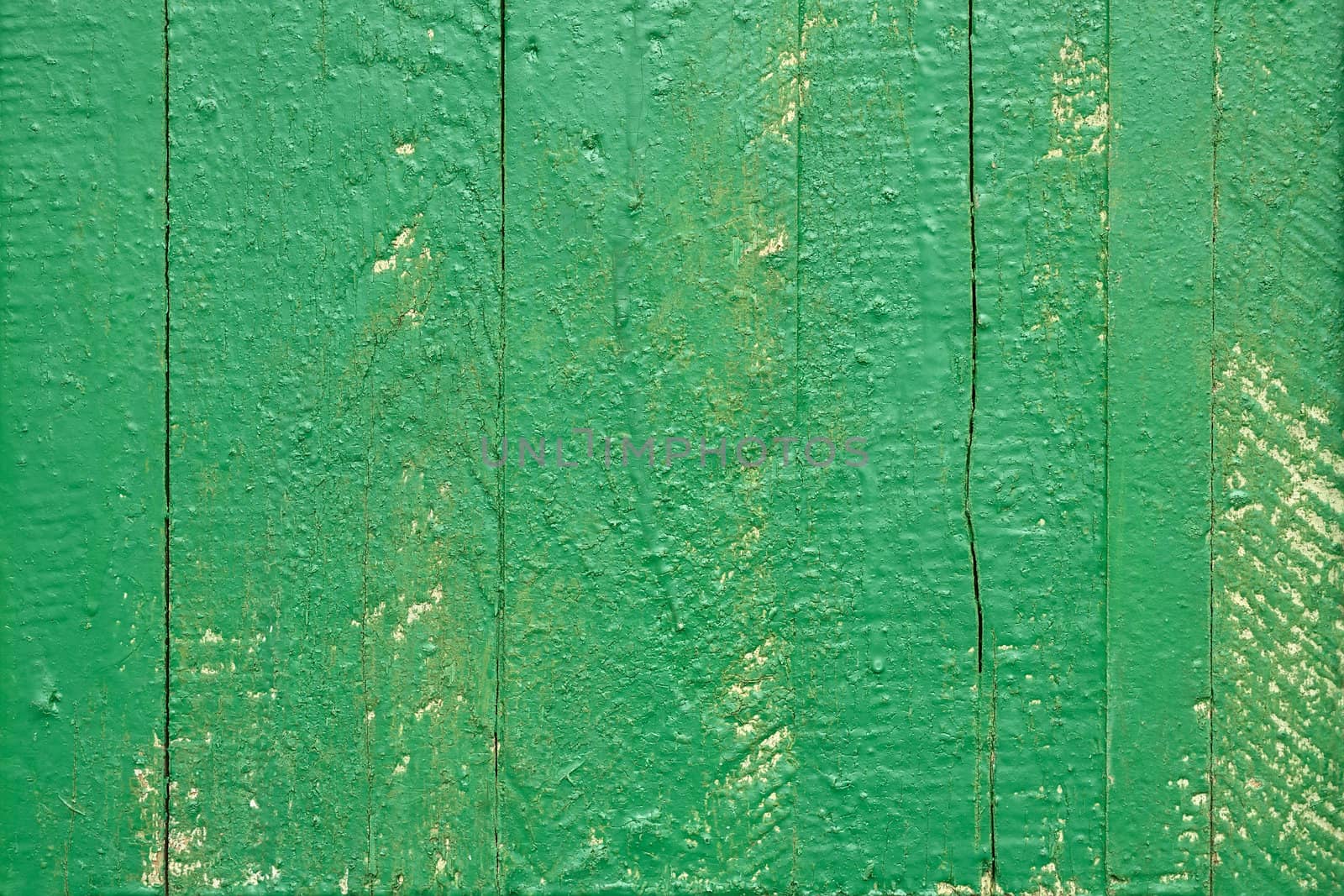 Green wooden fence by qiiip