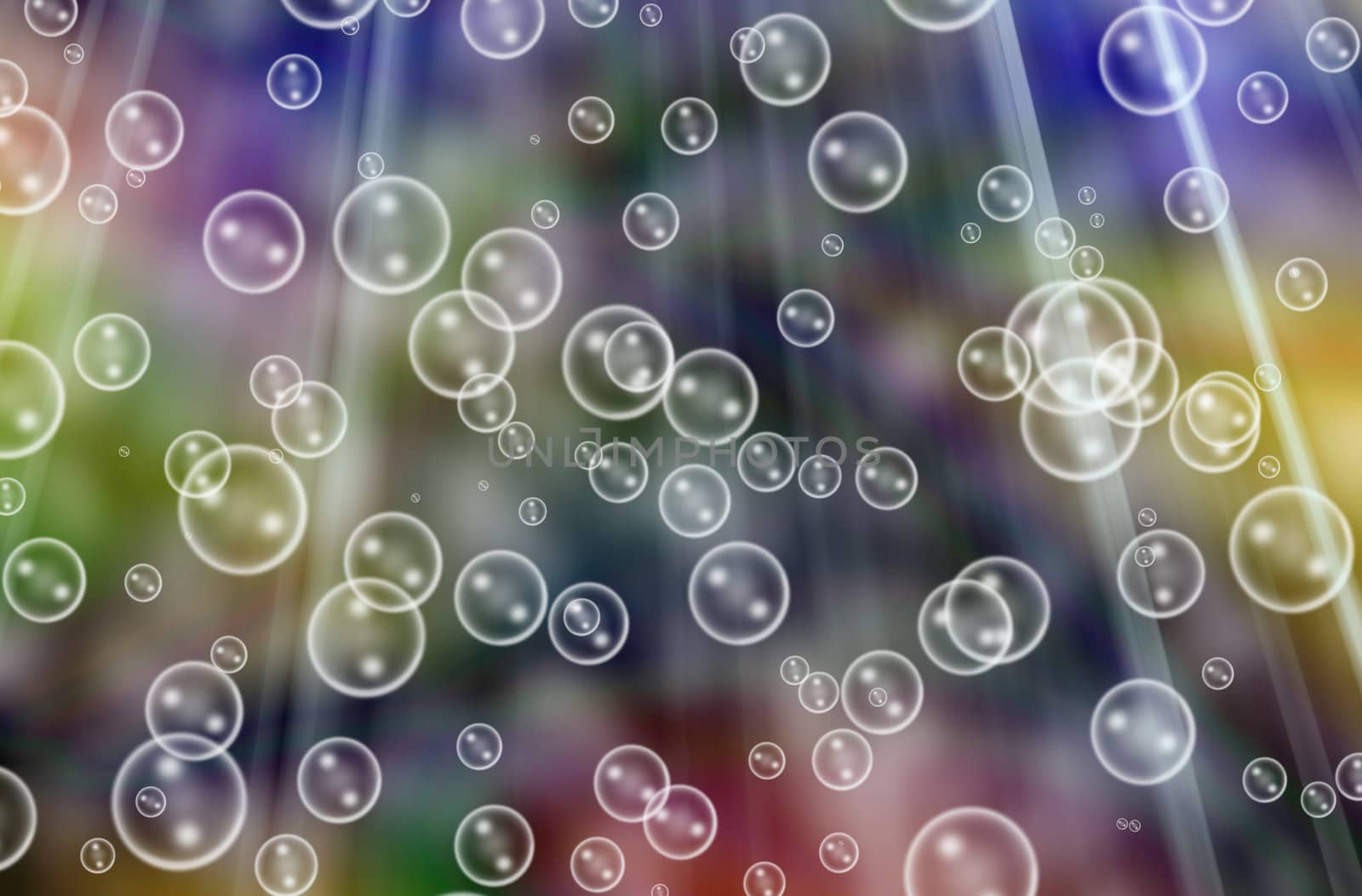 abstract bubbles texture and colorful background