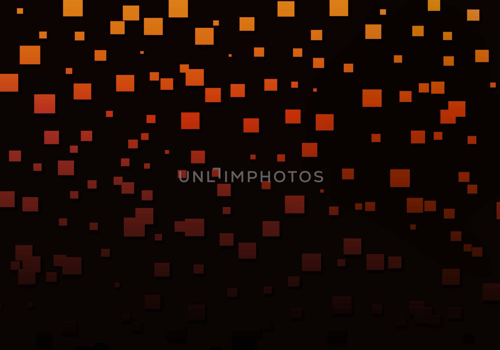 abstract square pixel mosaic dark background
