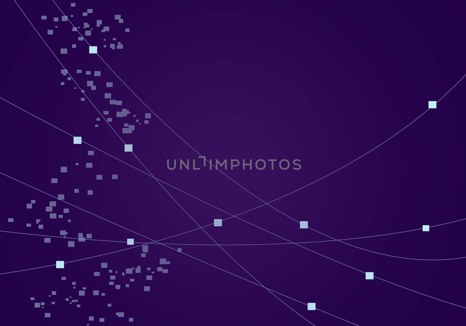 abstract square pixel mosaic purple background