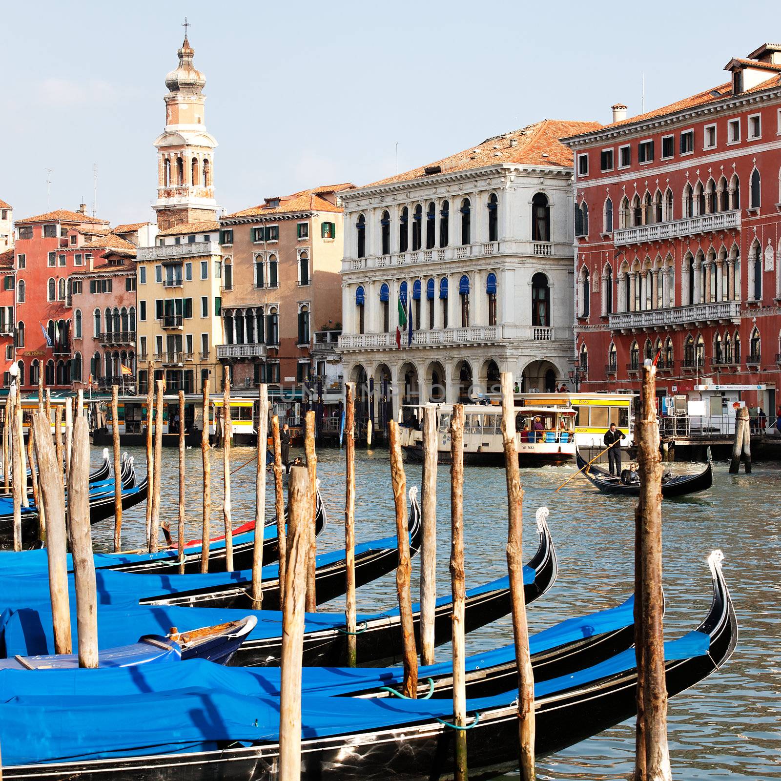  view of Grand Canal in Venice, Italy 