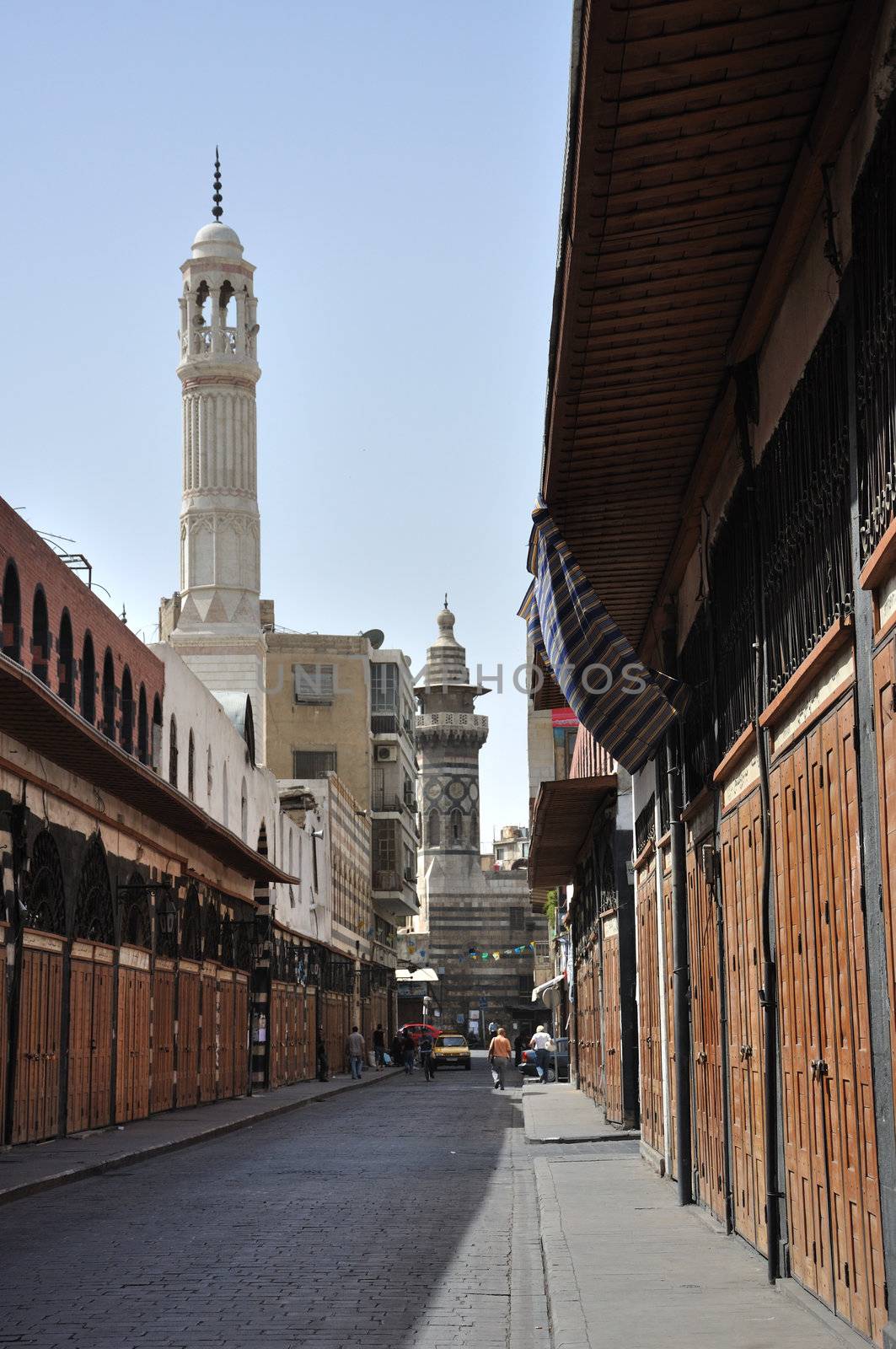 Medhat Pasha Souq (also called Al-Taweel Souq) is a historical souk which forms the eastern half of the Street Called Straight inside the old walled city of Damascus, Syria. It is closed because of friday.