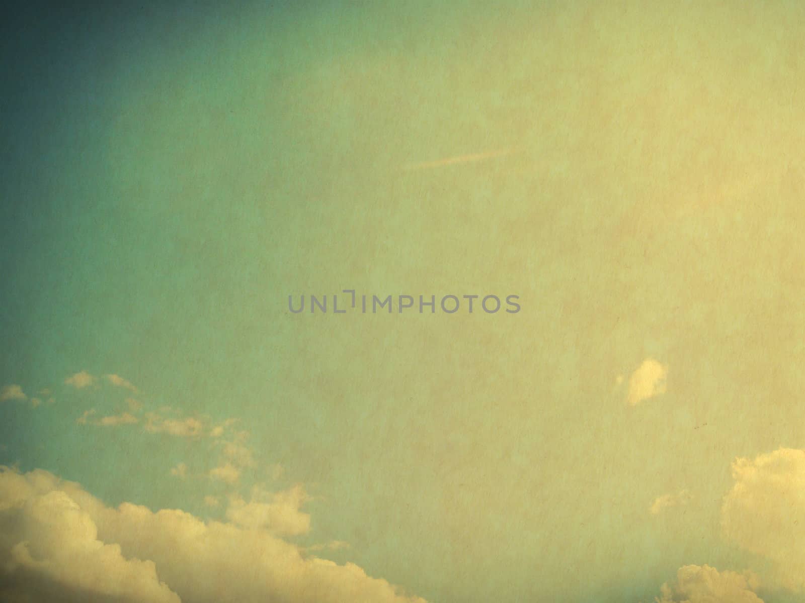 retro image of cloudy sky