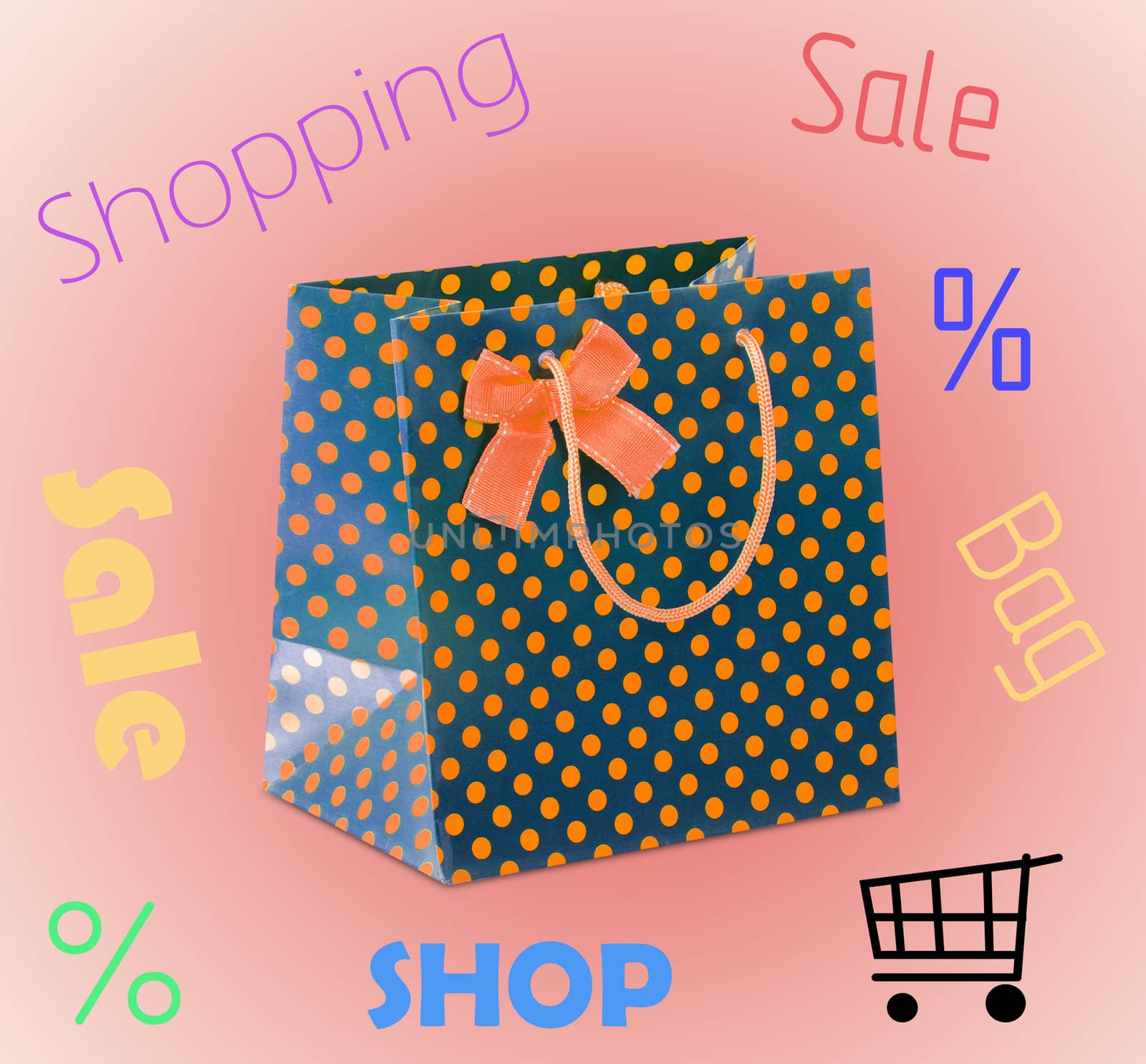 Shopping Bag with bow
