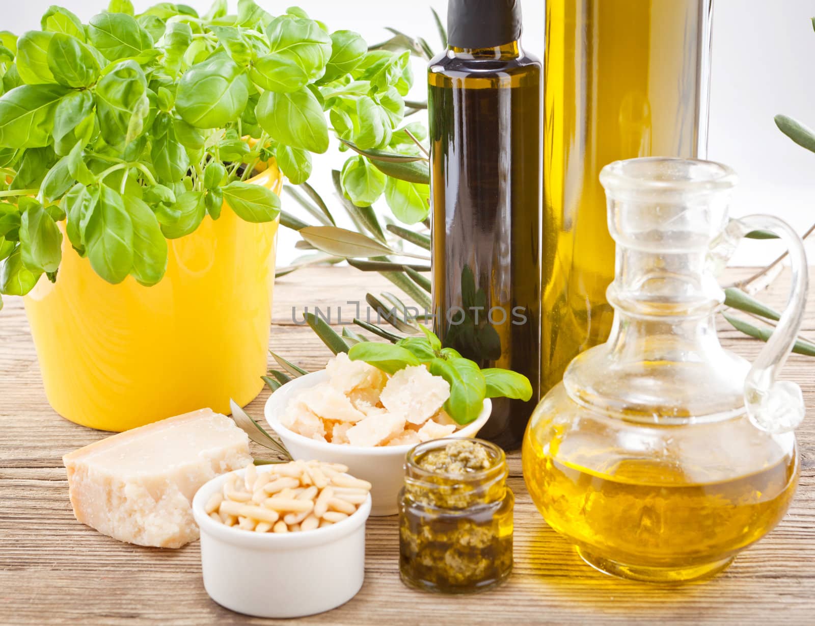 tatsty geen olives parmesan and olive oil ingredients vegetarian food