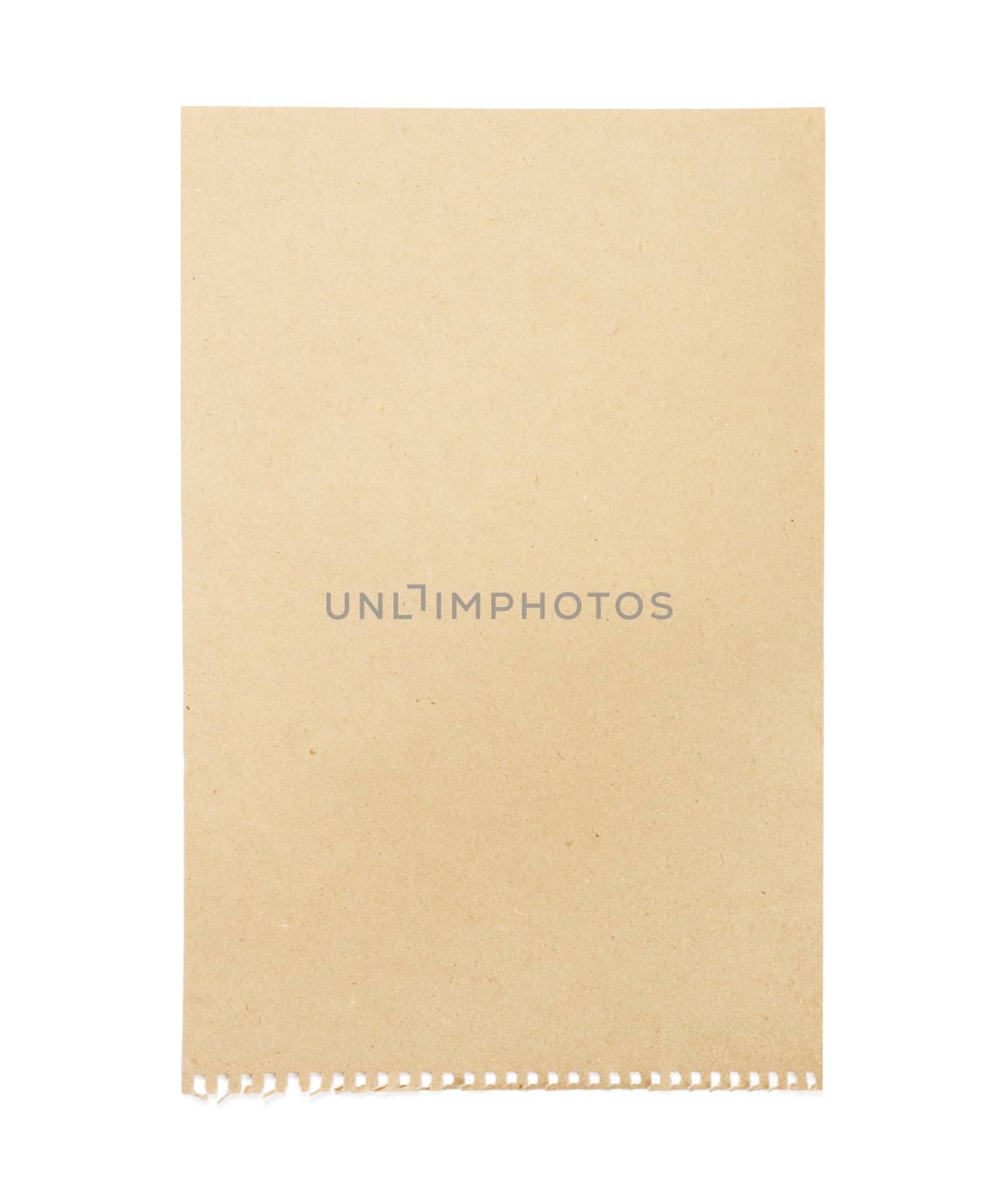 page of paper