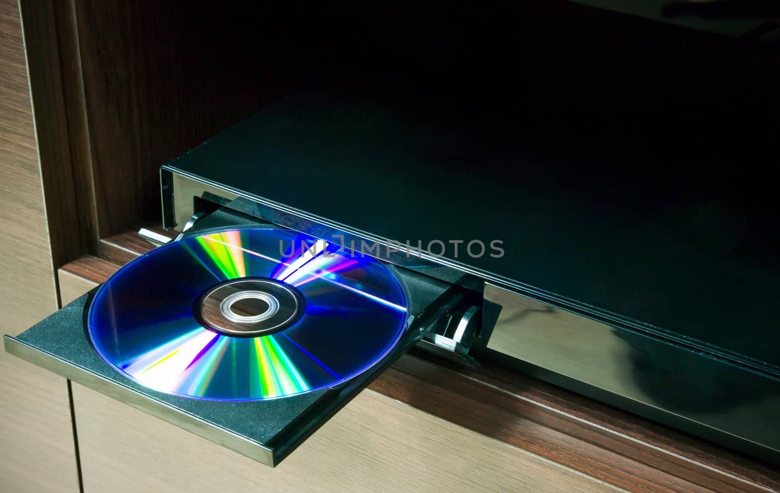 Blu-ray player with inserted disc by simpson33