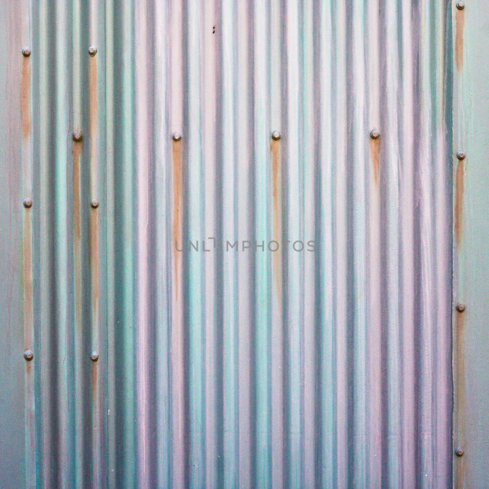 Corrugated metal as a striking background image