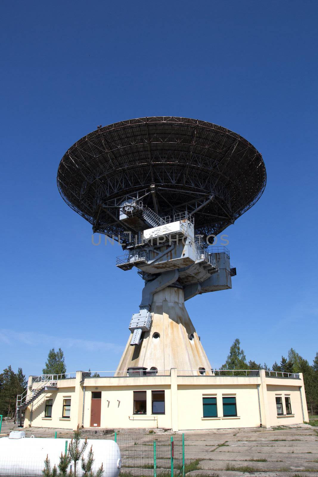 Irbene, Latvia.The world?s eighth-largest radio telescope.Used during the Cold War years by the Soviet military to spy on Western adversaries