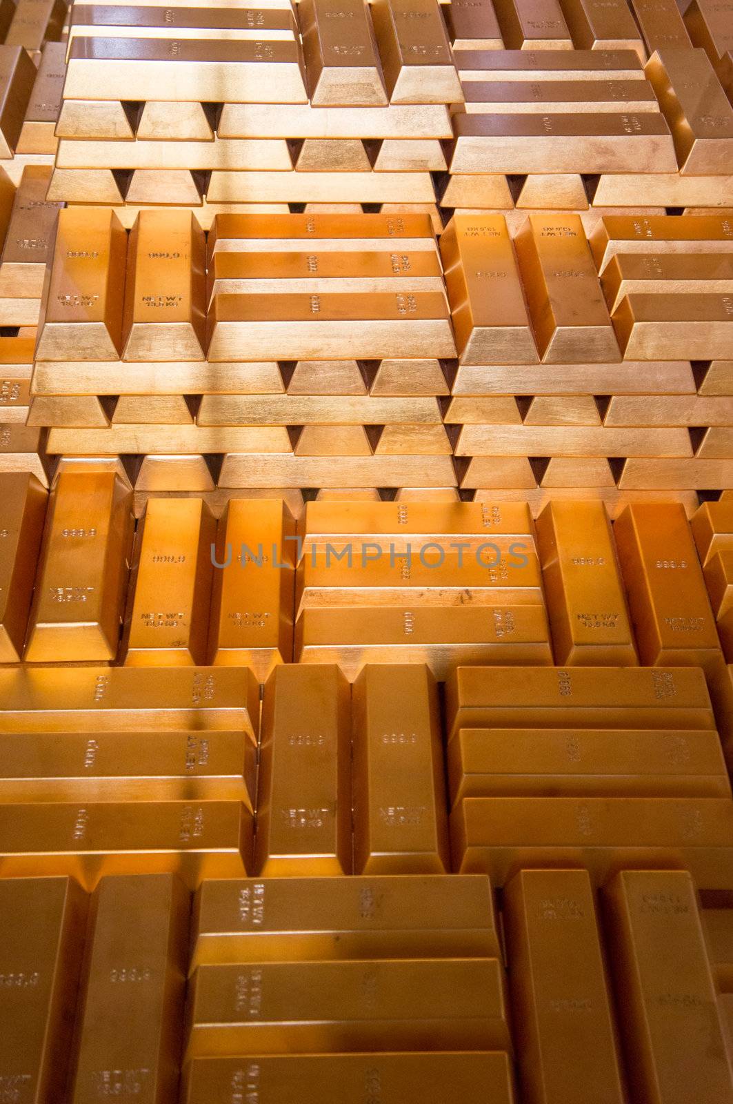 Stacks of Gold Bars by tfjunction