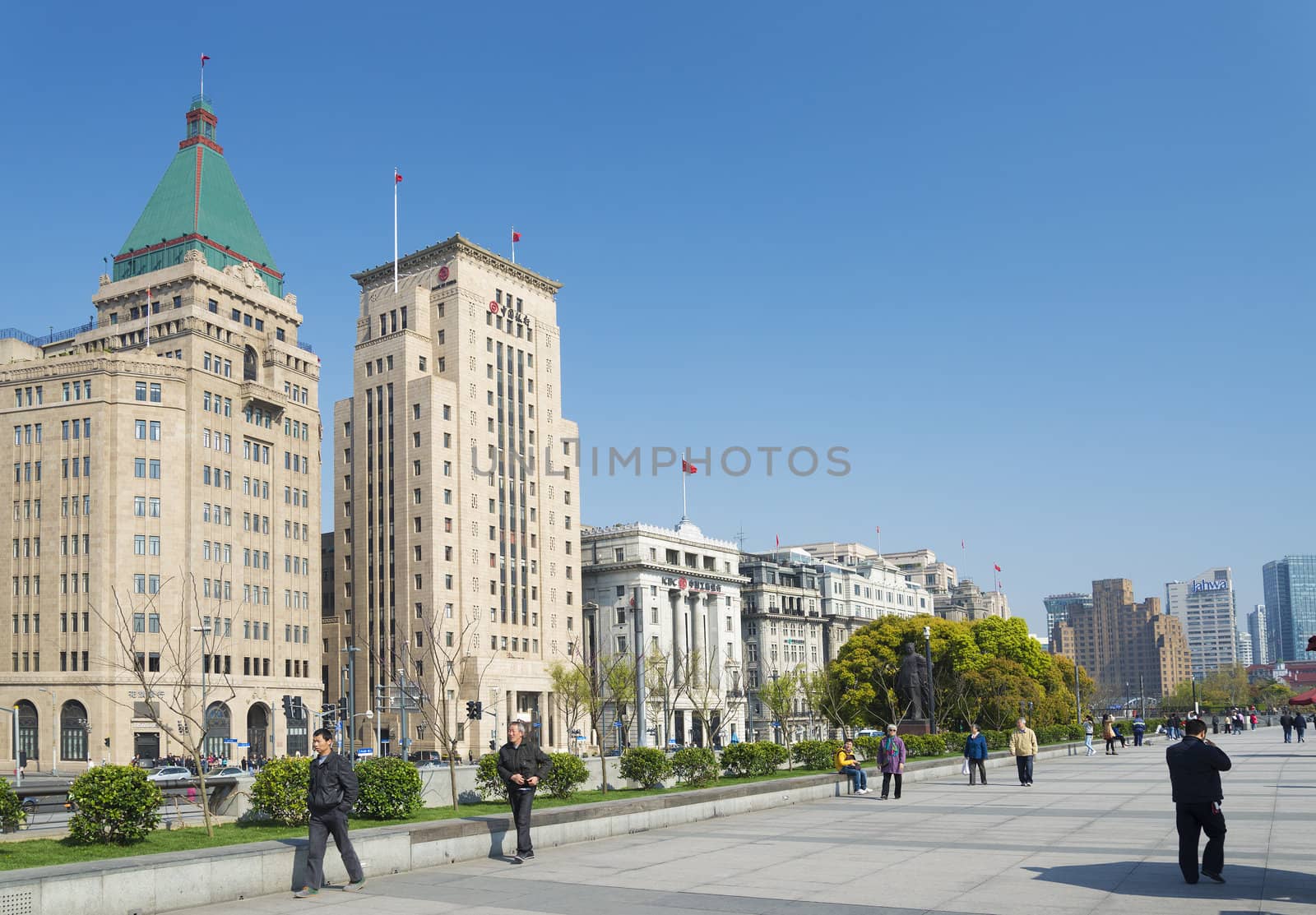 the bund in shanghai china by jackmalipan