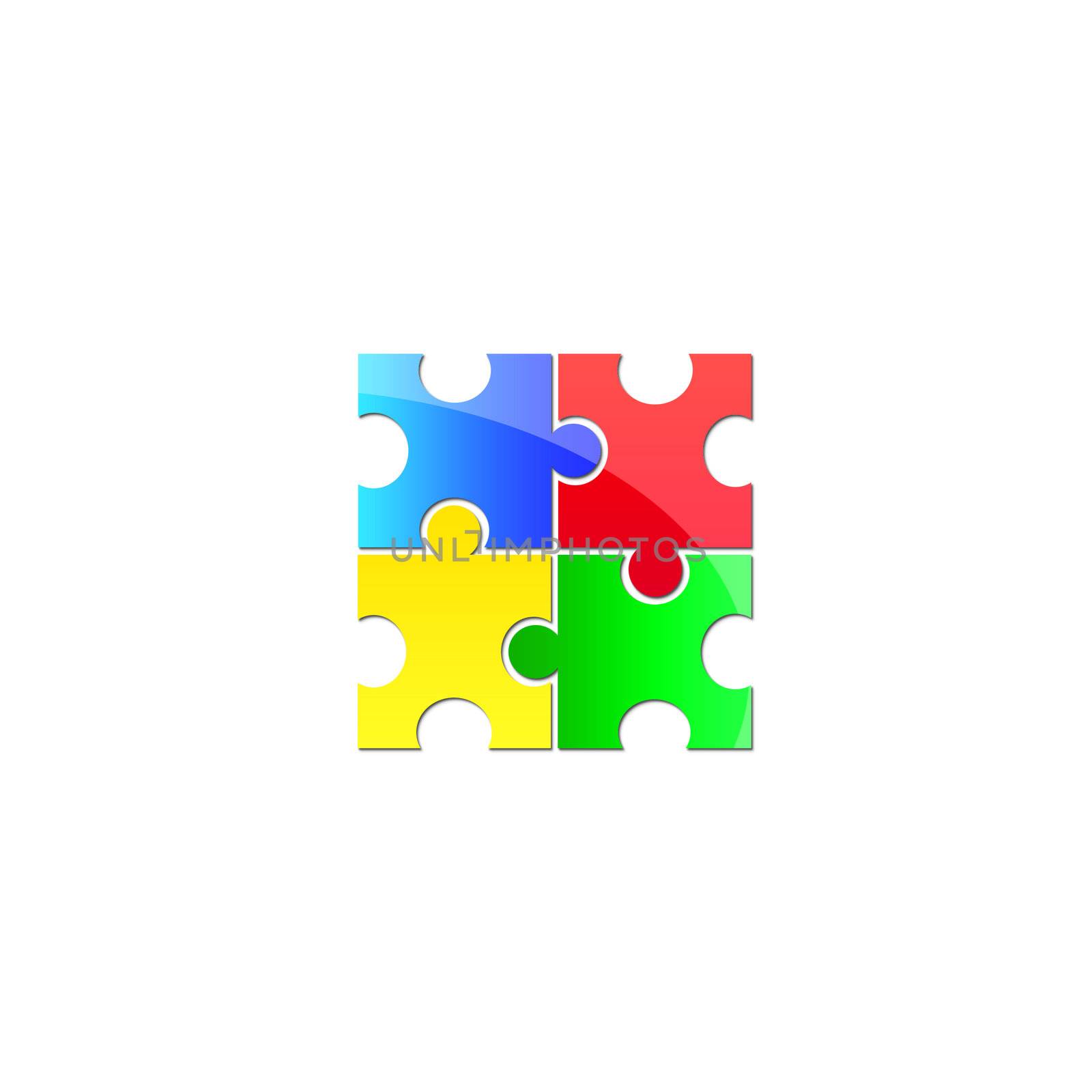 puzzle logo by shawlinmohd