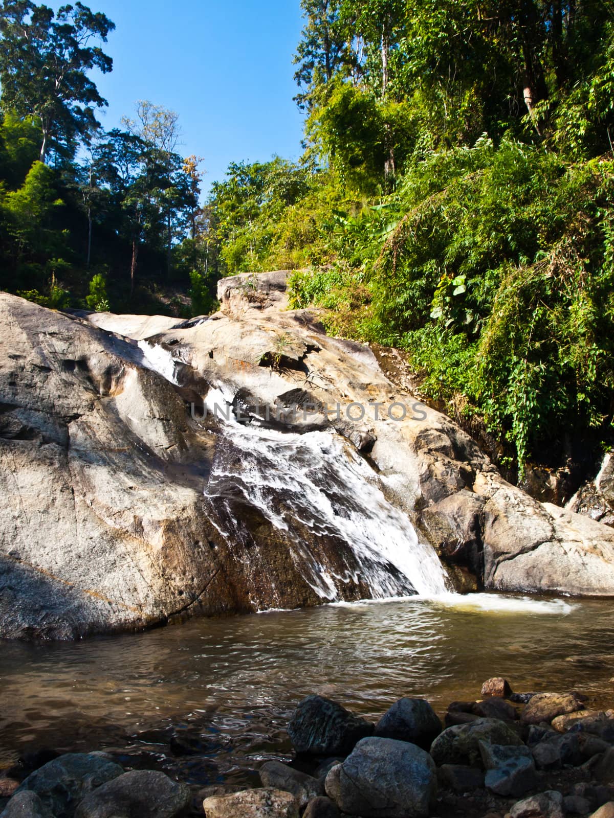 Mor Pang waterfall in Pai, Mae hong son, Thailand