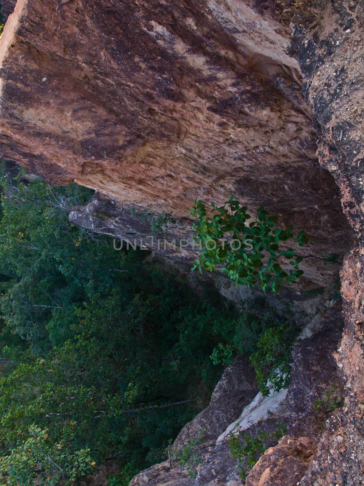 A cliff valleys in Pai Canyon (Kong Lan), Maehongson, Thailand