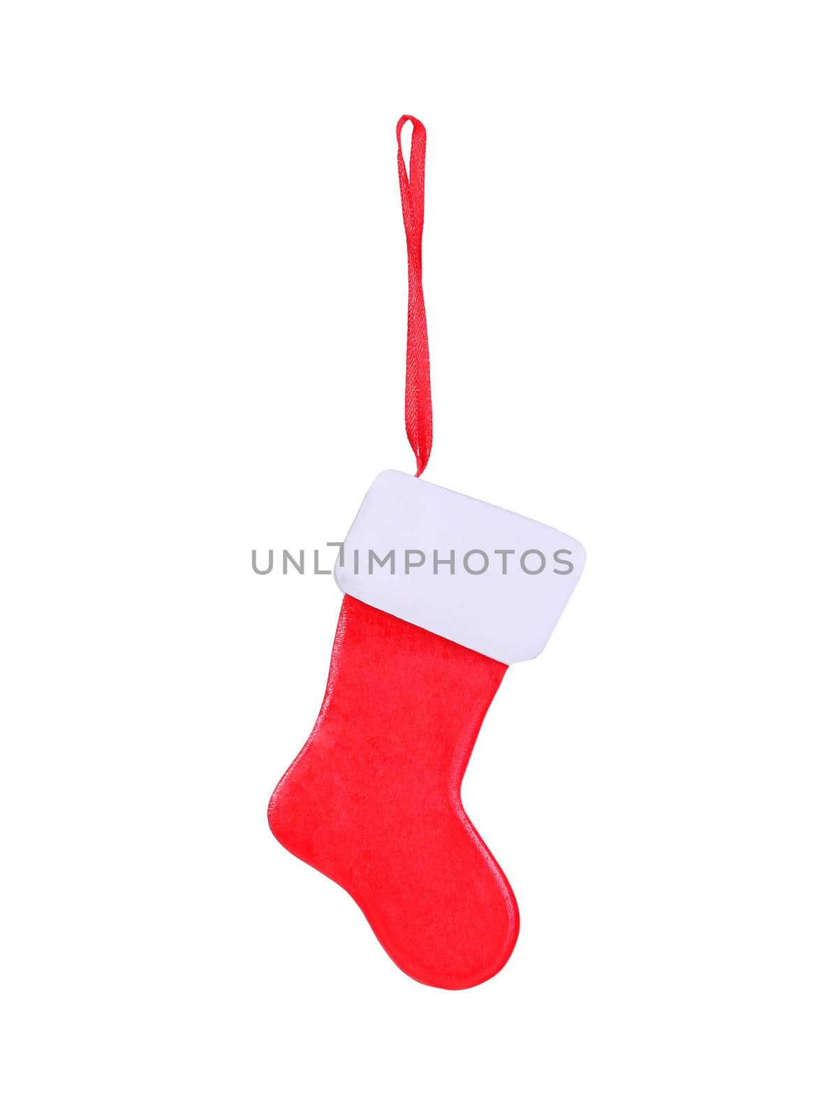 Santa's red stocking