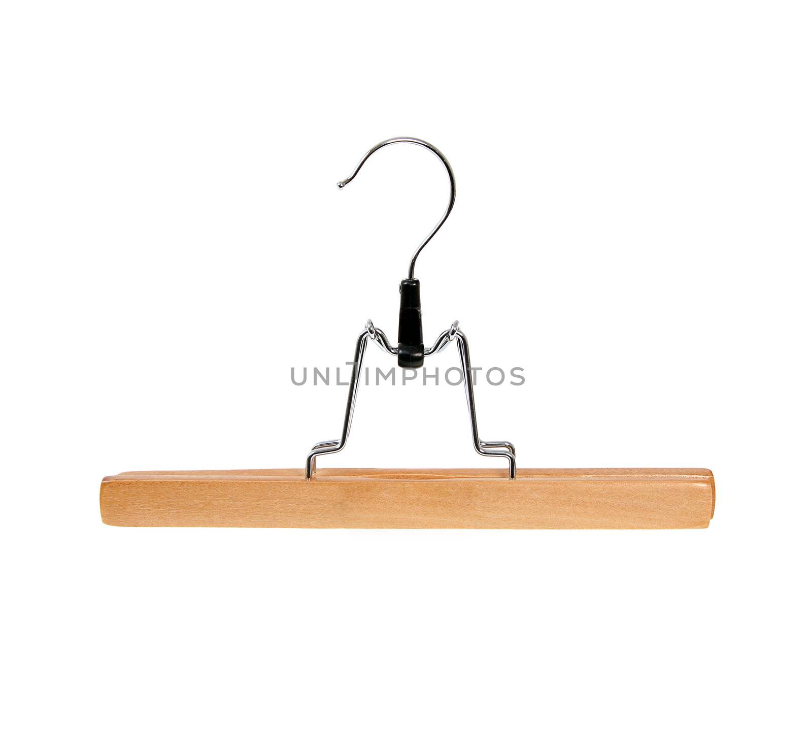 Coat hanger isolated on white
