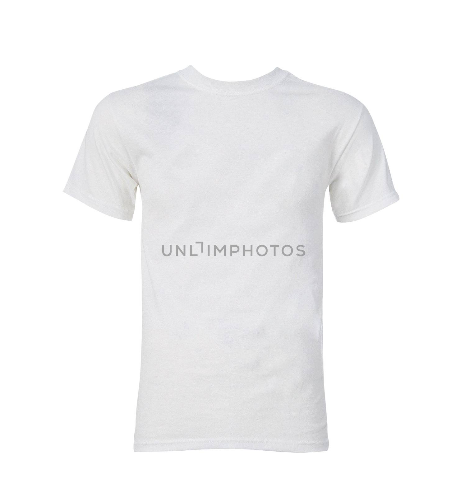 white T-shirt isolated