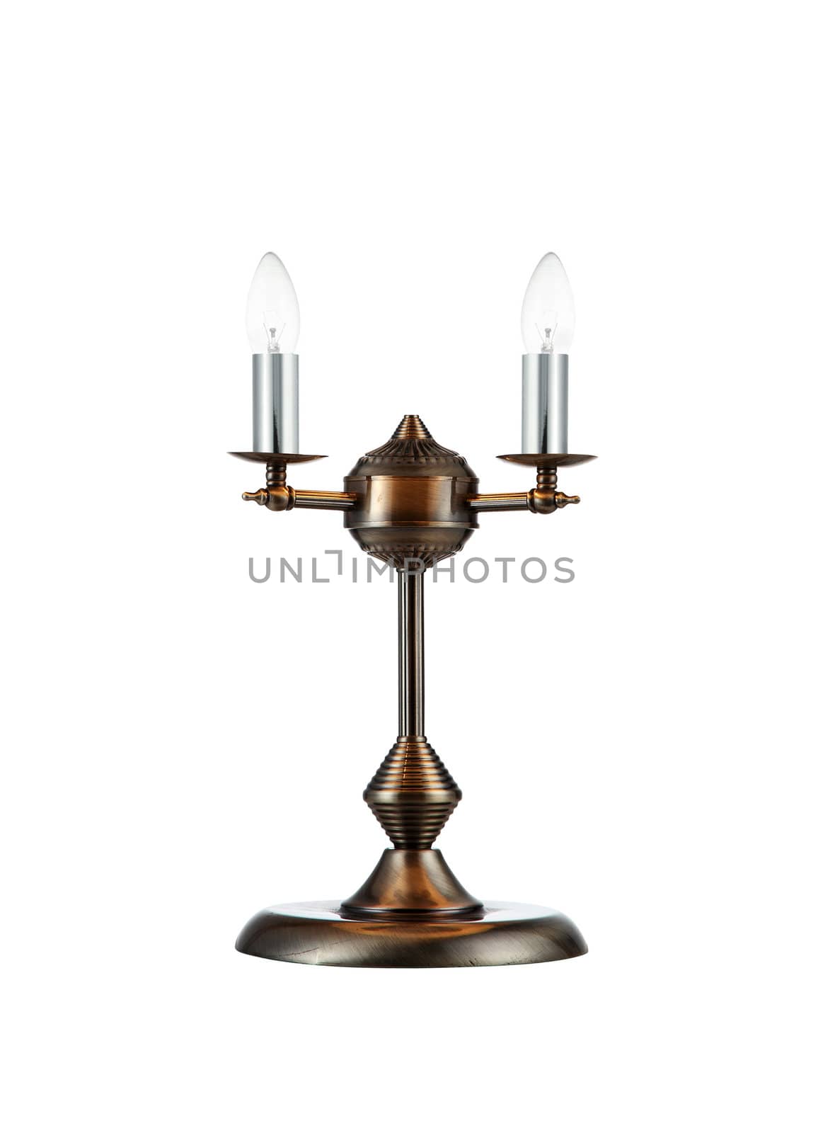 vintage lamp isolated