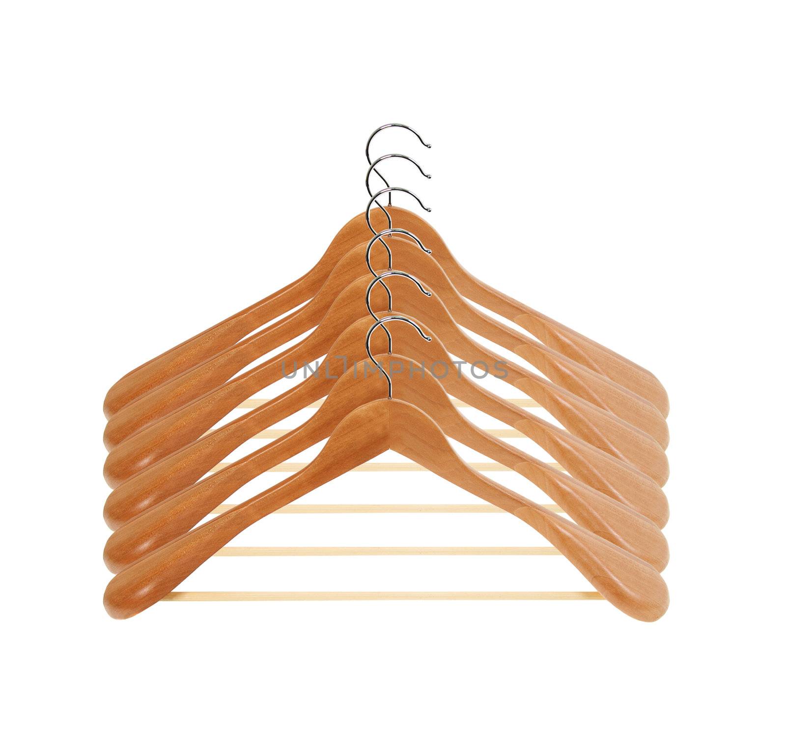 wooden hanger set