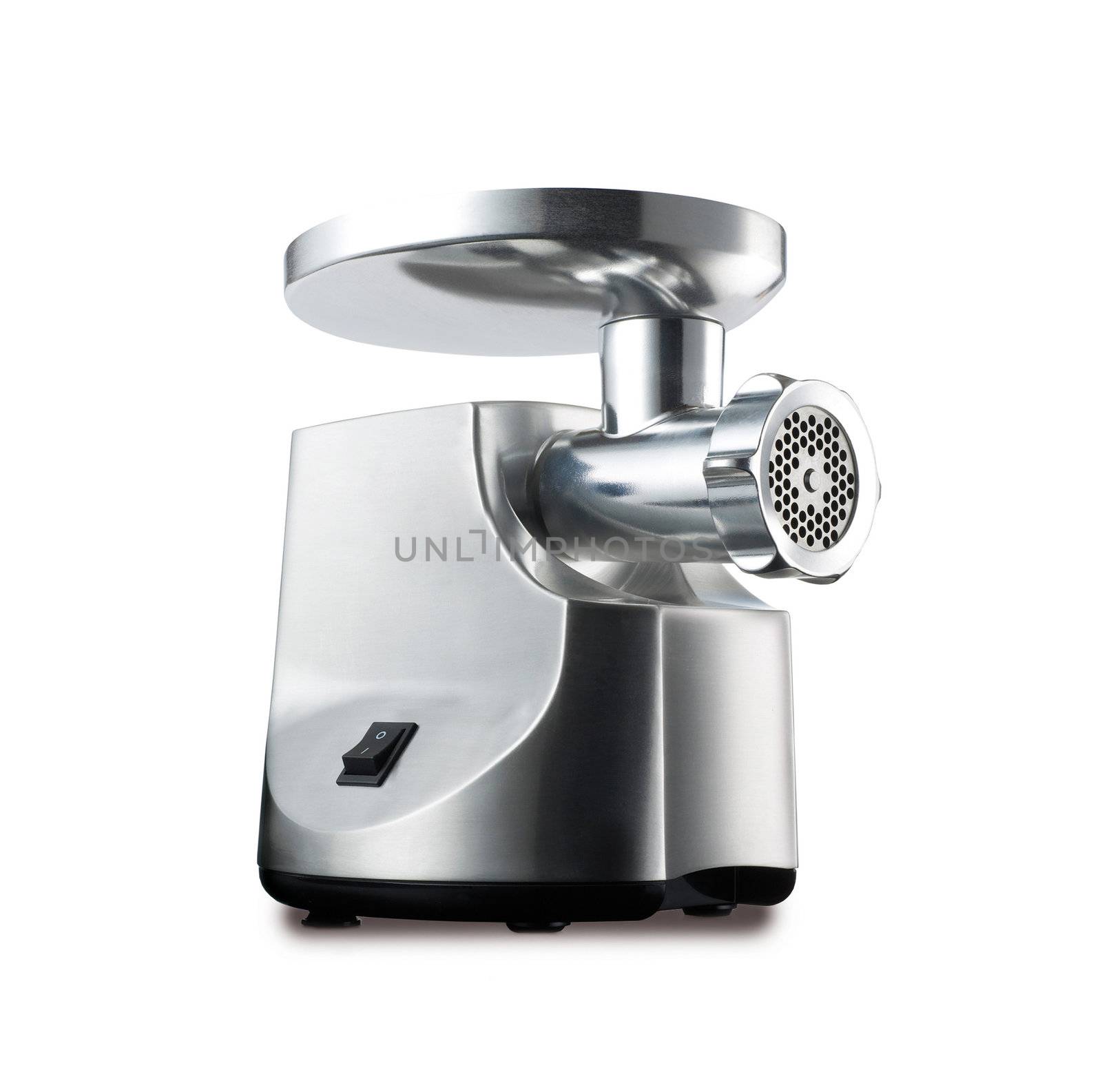 electric meat grinder isolated
